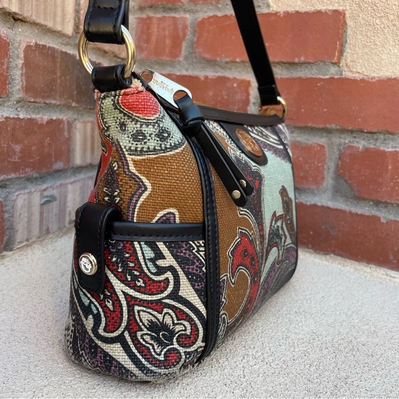 Spartina449 MIXED PATTERN BUNDLE-Simple Zip Linen/Leather Bag/Wallet/Jewelry Box - Picture 5 of 16